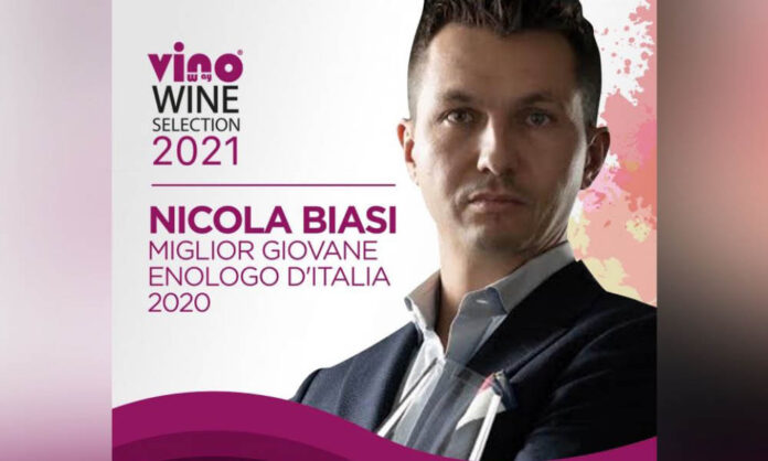 Nicola Biasi Miglior Giovane Enologo d'Italia 2020
