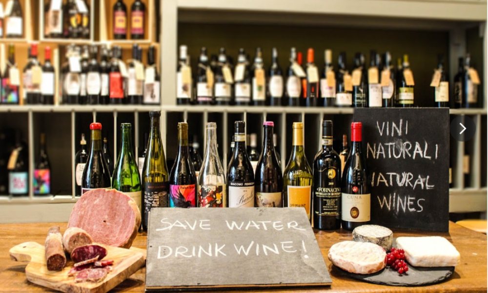 selection of wines in florence
