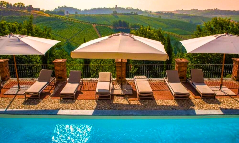 piscina panoramica piemonte wine resort